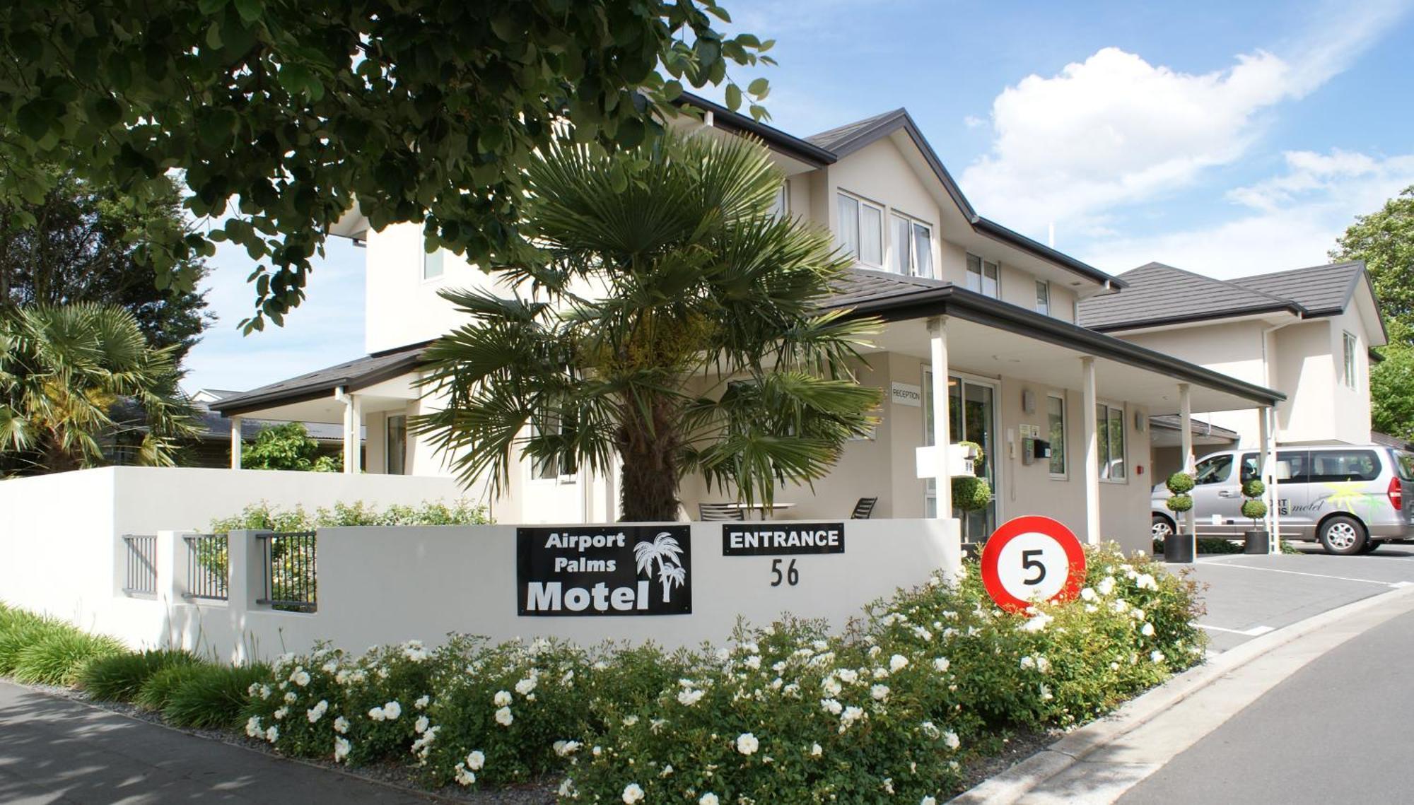 Airport Palms Motel Крайстчерч Екстер'єр фото