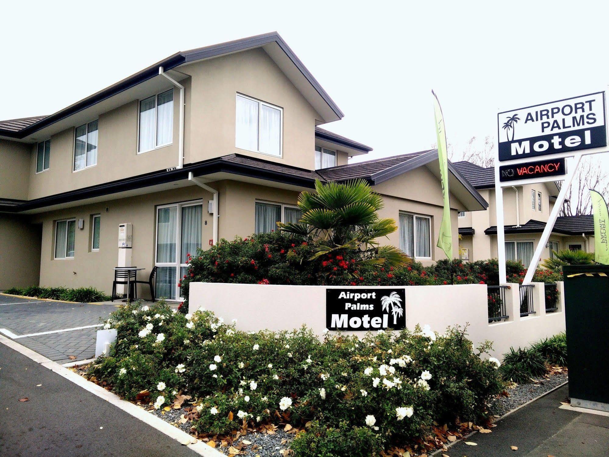 Airport Palms Motel Крайстчерч Екстер'єр фото