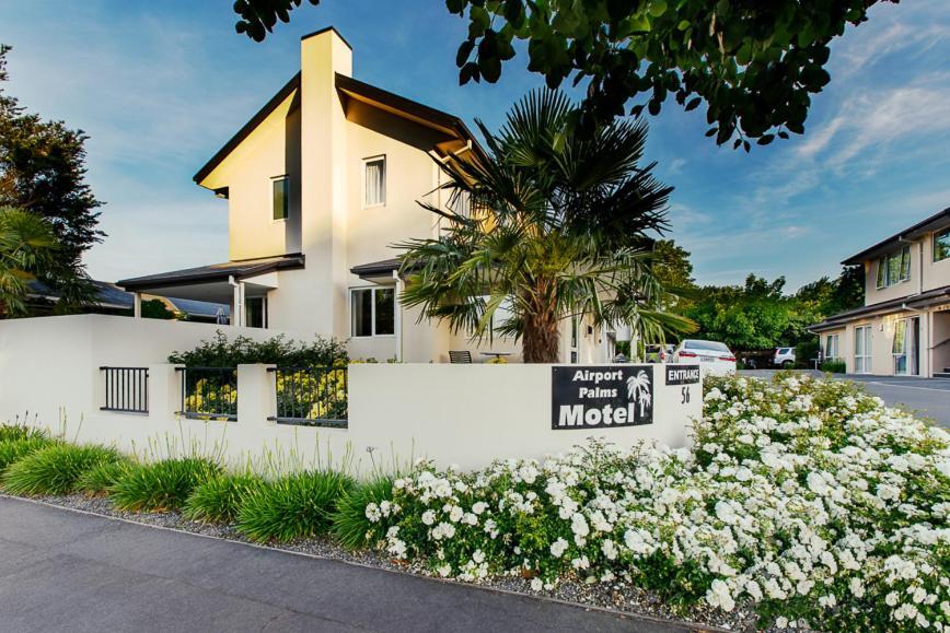Airport Palms Motel Крайстчерч Екстер'єр фото
