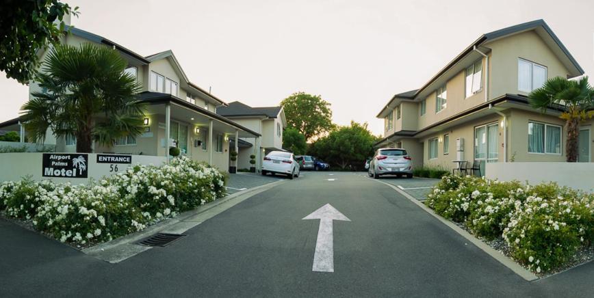 Airport Palms Motel Крайстчерч Екстер'єр фото